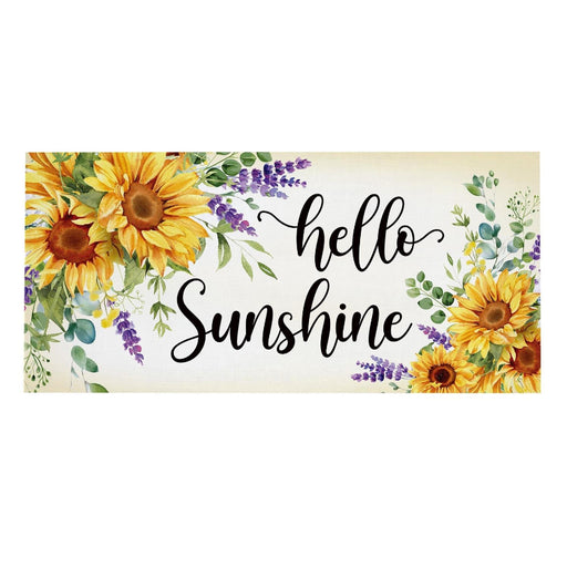 Hello Sunshine Sunflower Mini Switch Doormat Insert