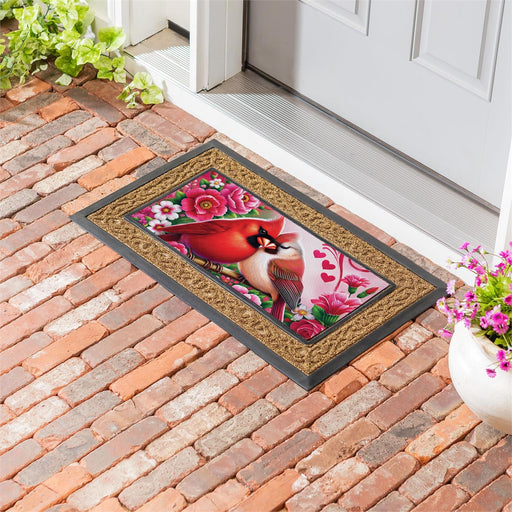 Cardinal Lovers Sassafras Mini Switch Doormat Insert