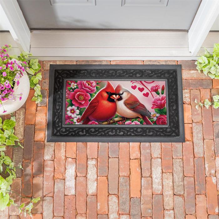 Cardinal Lovers Sassafras Mini Switch Doormat Insert