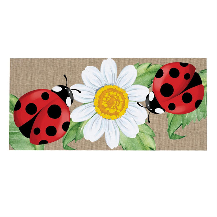 Welcoming Ladybugs Sassafras Mini Switch Doormat Insert