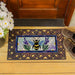 Lavender Honey Bee Sassafras Mini Switch Doormat Insert