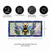 Lavender Honey Bee Sassafras Mini Switch Doormat Insert