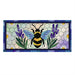 Lavender Honey Bee Sassafras Mini Switch Doormat Insert