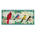 Stained Glass Songbirds Sassafras Mini Switch Doormat Insert