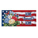 Patriotic Hydrangeas Sassafras Mini Switch Doormat Insert