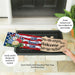 Patriotic Hydrangeas Sassafras Mini Switch Doormat Insert