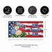 Patriotic Hydrangeas Sassafras Mini Switch Doormat Insert