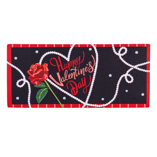 Valentine's Day Pearls Sassafras Mini Switch Doormat Insert