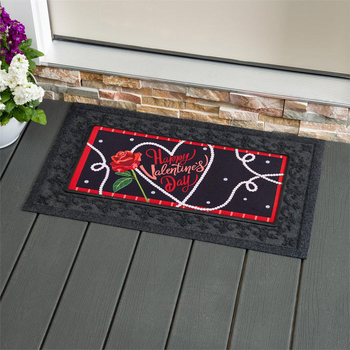 Valentine's Day Pearls Sassafras Mini Switch Doormat Insert