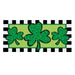 Patterned Shamrock Sassafras Mini Switch Doormat Insert