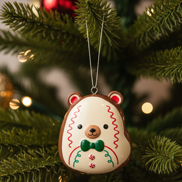 Squishmallow Hard Plastic Ornament - Bear