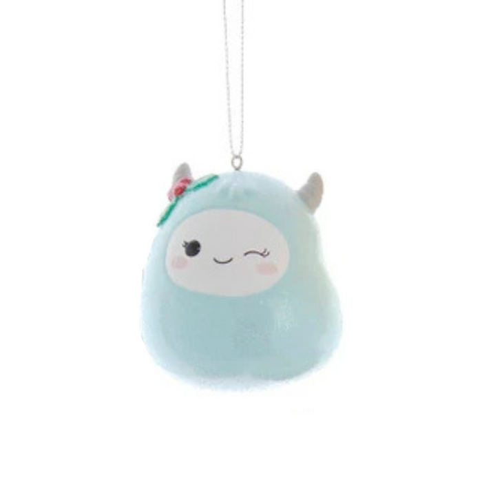 Squishmallow Hard Plastic Ornament - Yeti