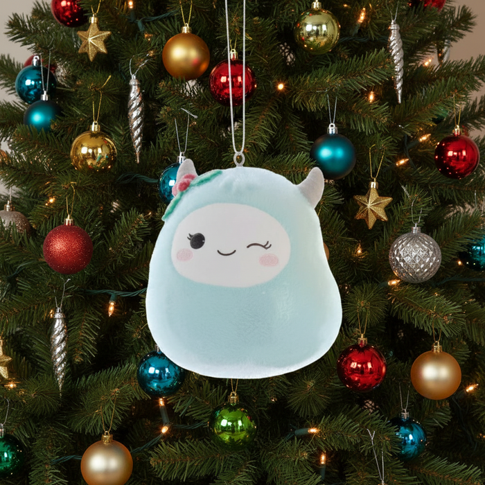 Squishmallow Hard Plastic Ornament - Yeti