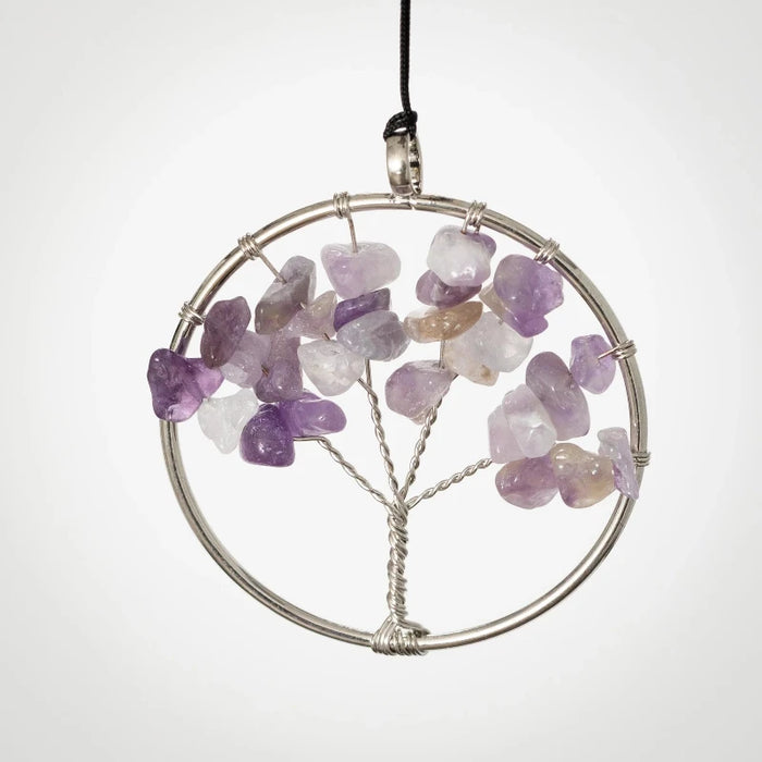 15" Amethyst Small Serenity Tree Wind Chime