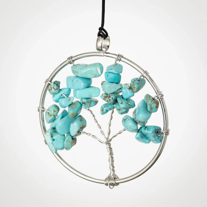 15" Turquois Small Serenity Tree Wind Chime