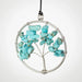 15" Turquois Small Serenity Tree Wind Chime