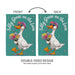Silly Goose on the Loose Garden Flag