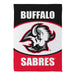 Buffalo Sabres Goat Head Suede Garden Flag