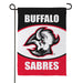 Buffalo Sabres Goat Head Suede Garden Flag