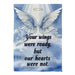 Wings On High Suede Garden Flag