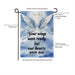 Wings On High Suede Garden Flag
