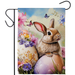 Bunny & Easter Eggs Garden Flag