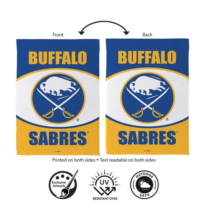 Buffalo Sabres Suede Garden Flag