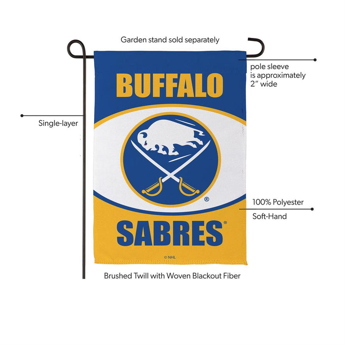 Buffalo Sabres Suede Garden Flag