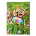 Easter Kitten Suede Banner Flag