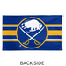 3x5' Buffalo Sabres Horizontal Stripes Polyester Flag