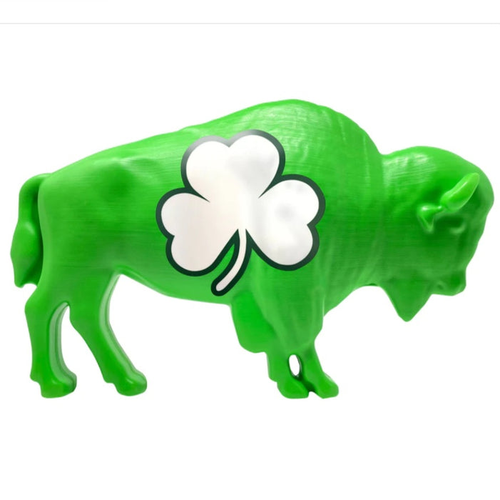 The Original Green Buffalo Lawn Ornament (Irish Three)- Made In USA