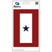 Service Star 1 Blue Decal - Made in USA