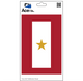 Service Star 1 Gold Decal - Made in USA