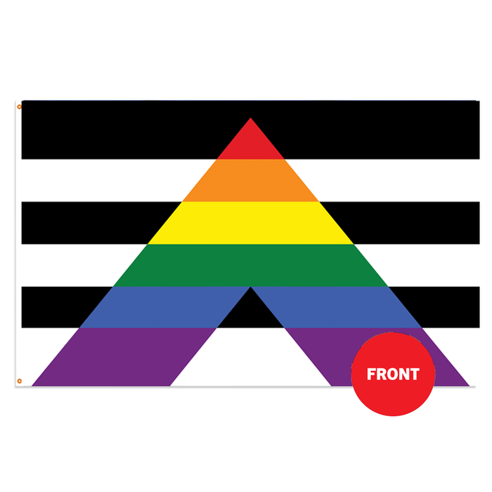 3x5' Straight Ally Polyester Flag - Made in the USA