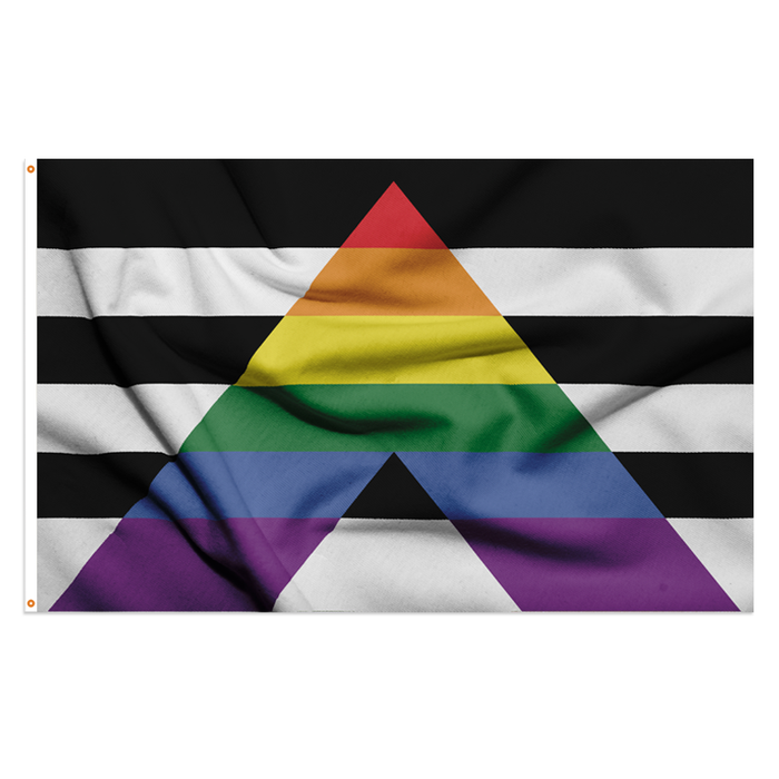 3x5' Straight Ally Polyester Flag - Made in the USA