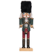 10" Nutcracker Statue w/ Gold Drum