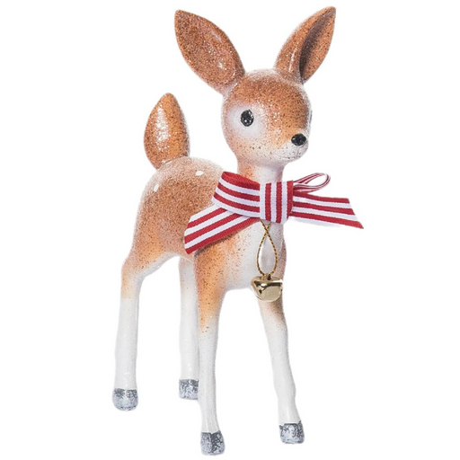 Vintage Holiday Standing Deer Decor