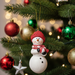 Cutie Snowman w/ Peppermint Ornament