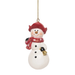 Cutie Snowman w/ Bell Ornament