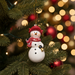 Cutie Snowman w/ Bell Ornament