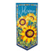 Sunflower Garden Welcome Long XL Garden Flag
