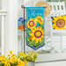 Sunflower Garden Welcome Long XL Garden Flag
