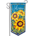 Sunflower Garden Welcome Long XL Garden Flag