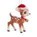 Deer w/ Santa Hat Resin Ornament - Assorted Styles