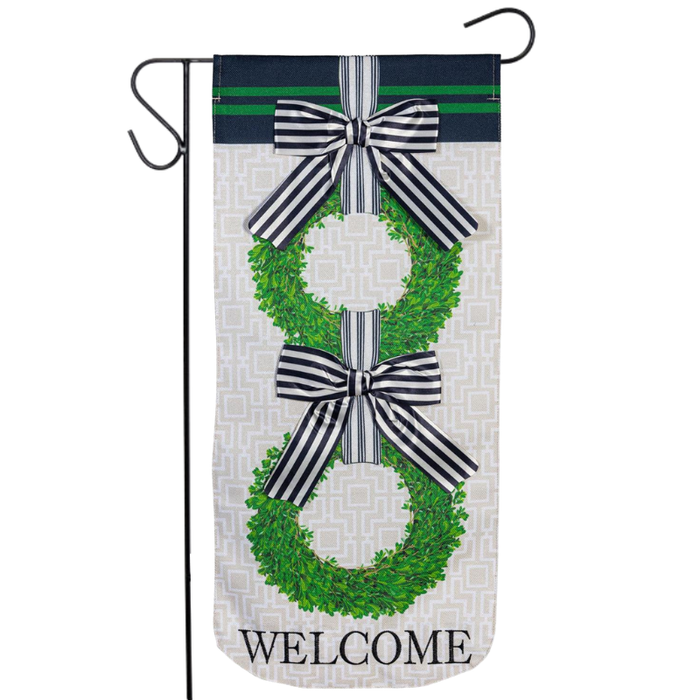Boxwood Wreaths Long XL Garden Flag