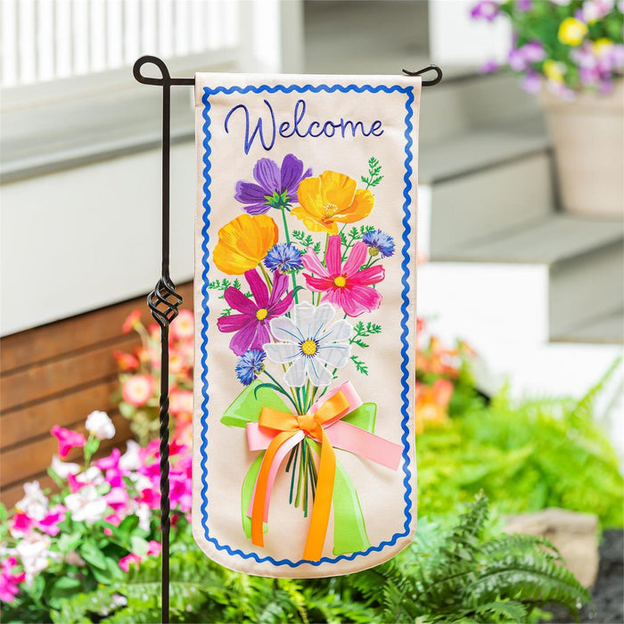Wildflower Bouquet Long XL Garden Flag