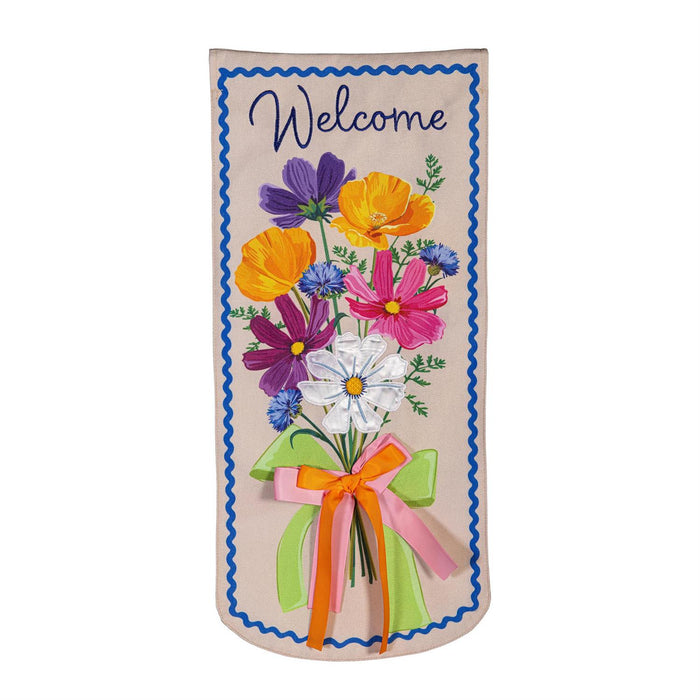 Wildflower Bouquet Long XL Garden Flag