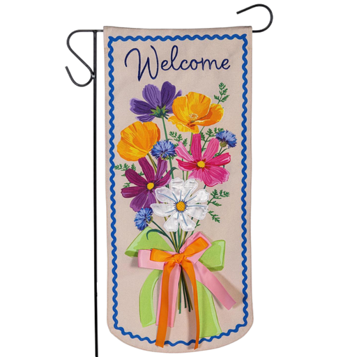 Wildflower Bouquet Long XL Garden Flag