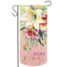 Lily Blessings Suede Long XL Garden Flag
