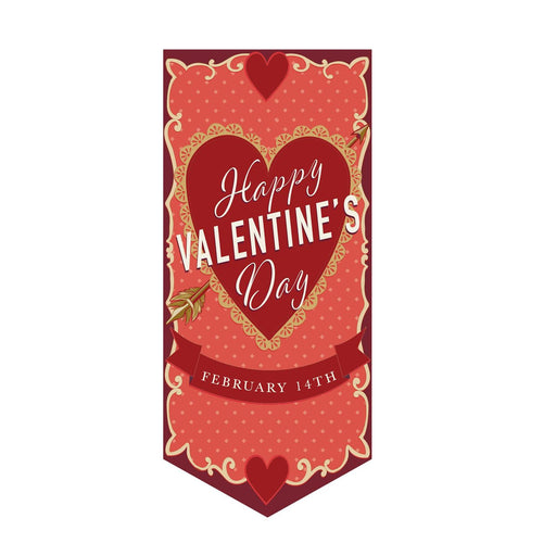 It's Valentine's Day Long XL Garden Flag